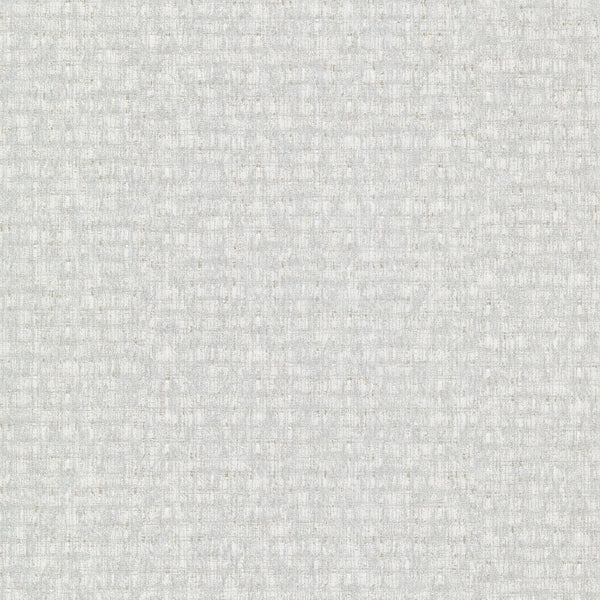 Zeke Silver Imitation Fabric Wallpaper