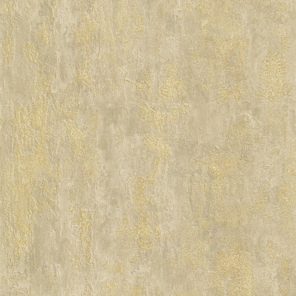 Deimos Gold Distressed Texture Wallpaper