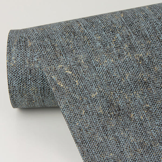 Reuss Slate Faux Fabric Wallpaper