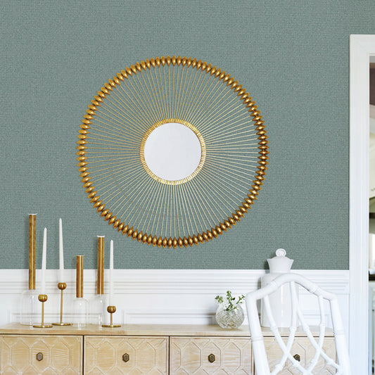Hilbert Teal Geometric Wallpaper