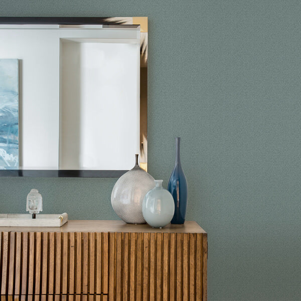 Hilbert Teal Geometric Wallpaper