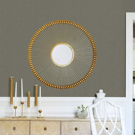 Hilbert Dark Grey Geometric Wallpaper