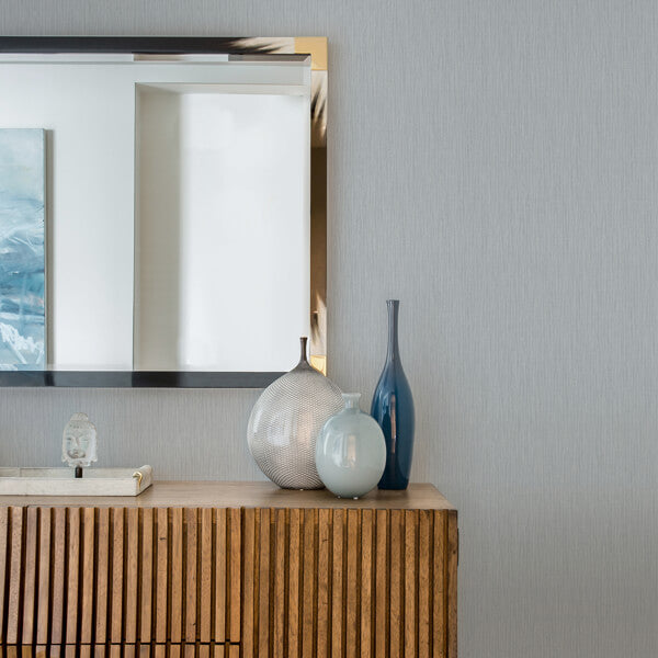 Abel Light Blue Textured Wallpaper