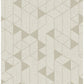 Fairbank Champagne Linen Geometric Wallpaper