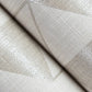 Fairbank Champagne Linen Geometric Wallpaper