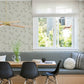 Fairbank Champagne Linen Geometric Wallpaper