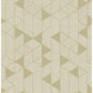 Fairbank Gold Linen Geometric Wallpaper