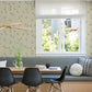 Fairbank Gold Linen Geometric Wallpaper