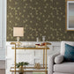 Fairbank Chocolate Linen Geometric Wallpaper