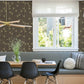 Fairbank Chocolate Linen Geometric Wallpaper