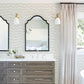 Holmby Bone Brushstroke Zigzag Wallpaper