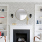 Holmby Grey Brushstroke Zigzag Wallpaper
