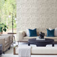 Culver Grey Jacobean Wallpaper