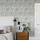 Culver Slate Jacobean Wallpaper