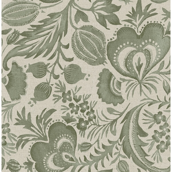 Culver Moss Jacobean Wallpaper