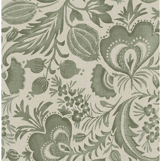 Culver Moss Jacobean Wallpaper