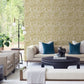 Culver Mustard Jacobean Wallpaper