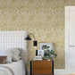 Culver Mustard Jacobean Wallpaper