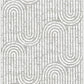 Trippet Grey Zen Waves Wallpaper