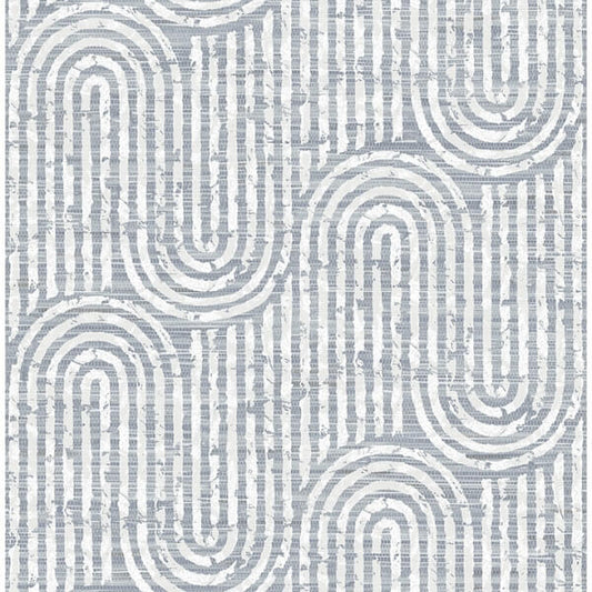 Trippet Blue Zen Waves Wallpaper