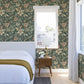 Crestwood Sea Green Crowned Crane Wallpaper