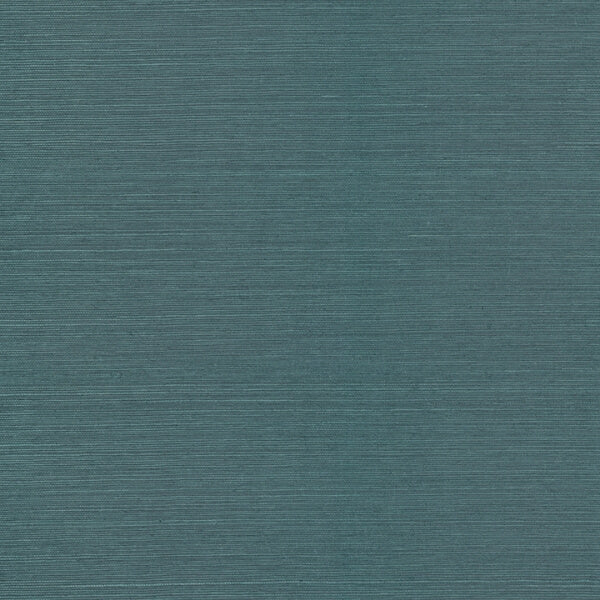 Colcord Teal Sisal Grasscloth Wallpaper
