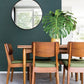 Colcord Teal Sisal Grasscloth Wallpaper