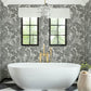 Brentwood Black Palm Leaves Wallpaper