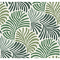 Trousdale Green Fanning Flora Wallpaper
