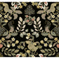 Getty Black Jungle Damask Wallpaper