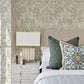 Getty Cream Jungle Damask Wallpaper