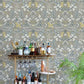 Getty Grey Jungle Damask Wallpaper