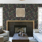 Marilyn Black Floral Trail Wallpaper
