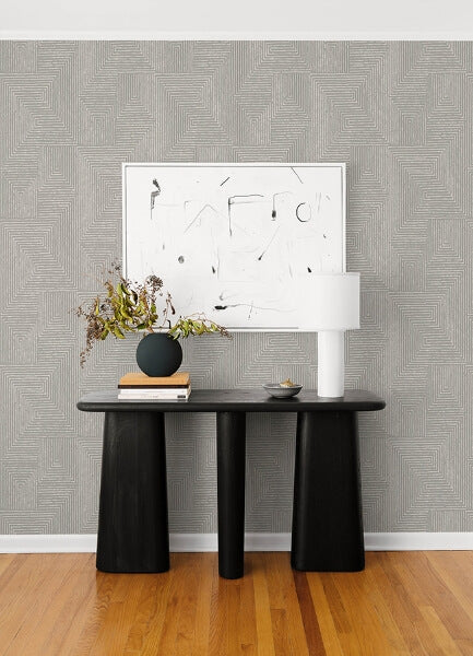 Mortenson Dove Geometric Wallpaper