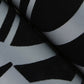 Carter Black Geometric Flock Wallpaper