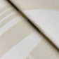 Carter Cream Geometric Flock Wallpaper