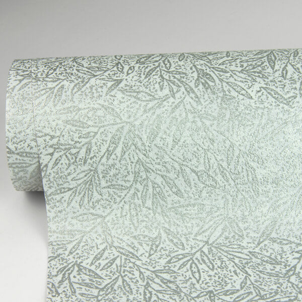 Sayuri Silver Leaf Trail Wallpaper