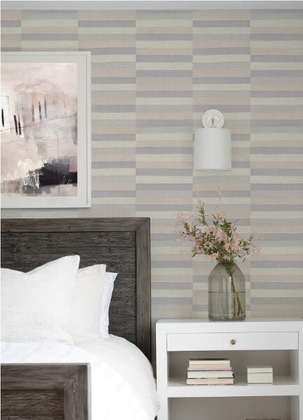 Dermot Pastel Horizontal Stripe Wallpaper