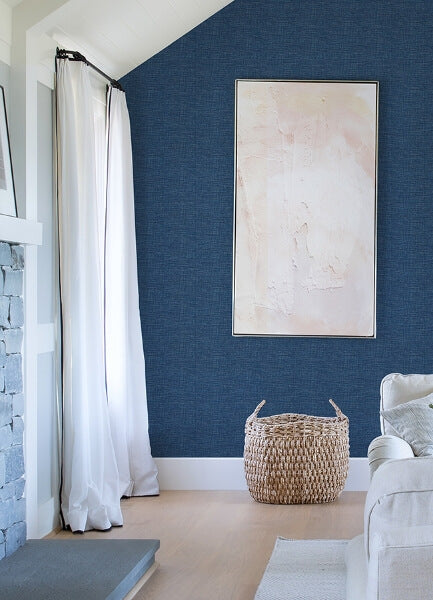 Exhale Dark Blue Texture Wallpaper