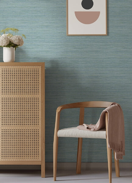Barnaby Light Blue Texture Wallpaper