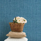 Emerson Blue Linen Wallpaper