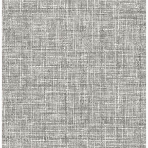 Emerson Grey Linen Wallpaper