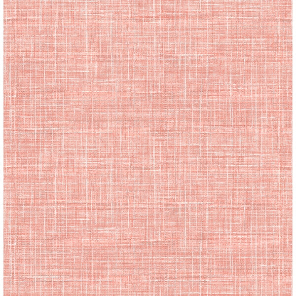 Emerson Coral Linen Wallpaper