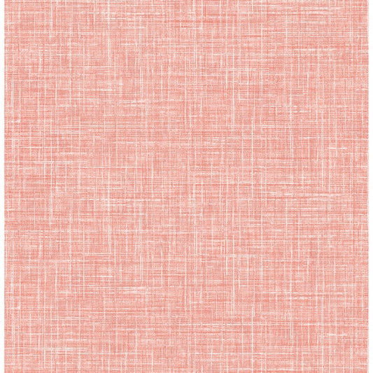 Emerson Coral Linen Wallpaper