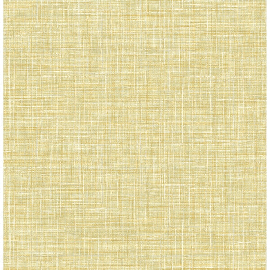 Emerson Yellow Linen Wallpaper