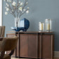 Agave Slate Faux Grasscloth Wallpaper