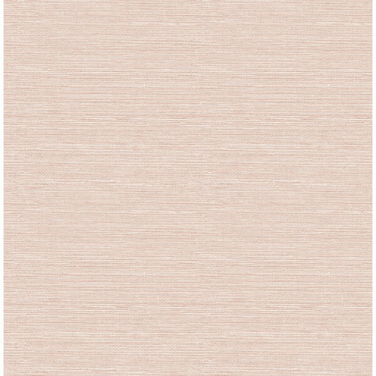 Agave Light Pink Faux Grasscloth Wallpaper