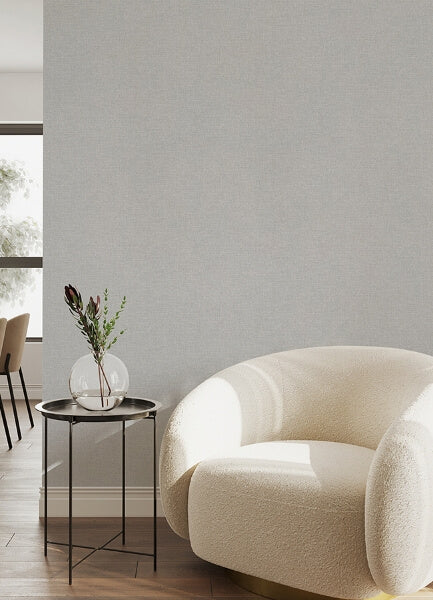 Glen Light Grey Texture Wallpaper