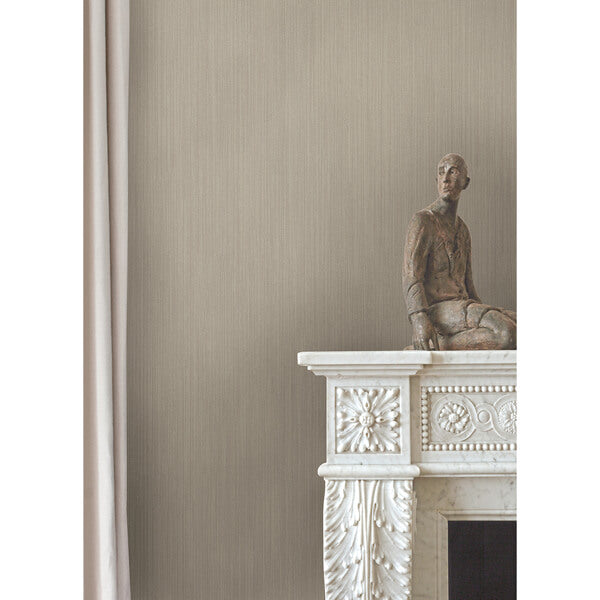 Pietra Taupe Silk Wallpaper