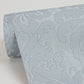 Betina Light Blue Damask Wallpaper
